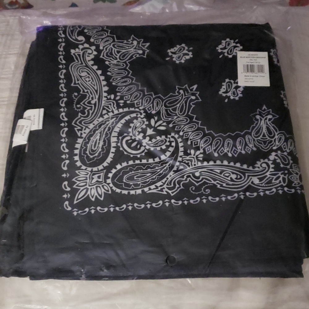 Navy Blue Western Bandanas 6 dozen